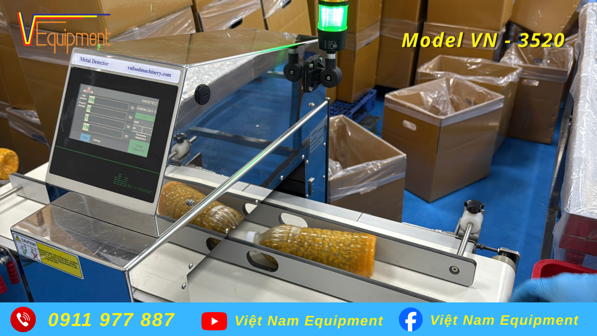 Máy dò kim loại Model VN-3520