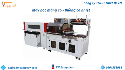 Máy bọc màng co - Buồng co nhiệt